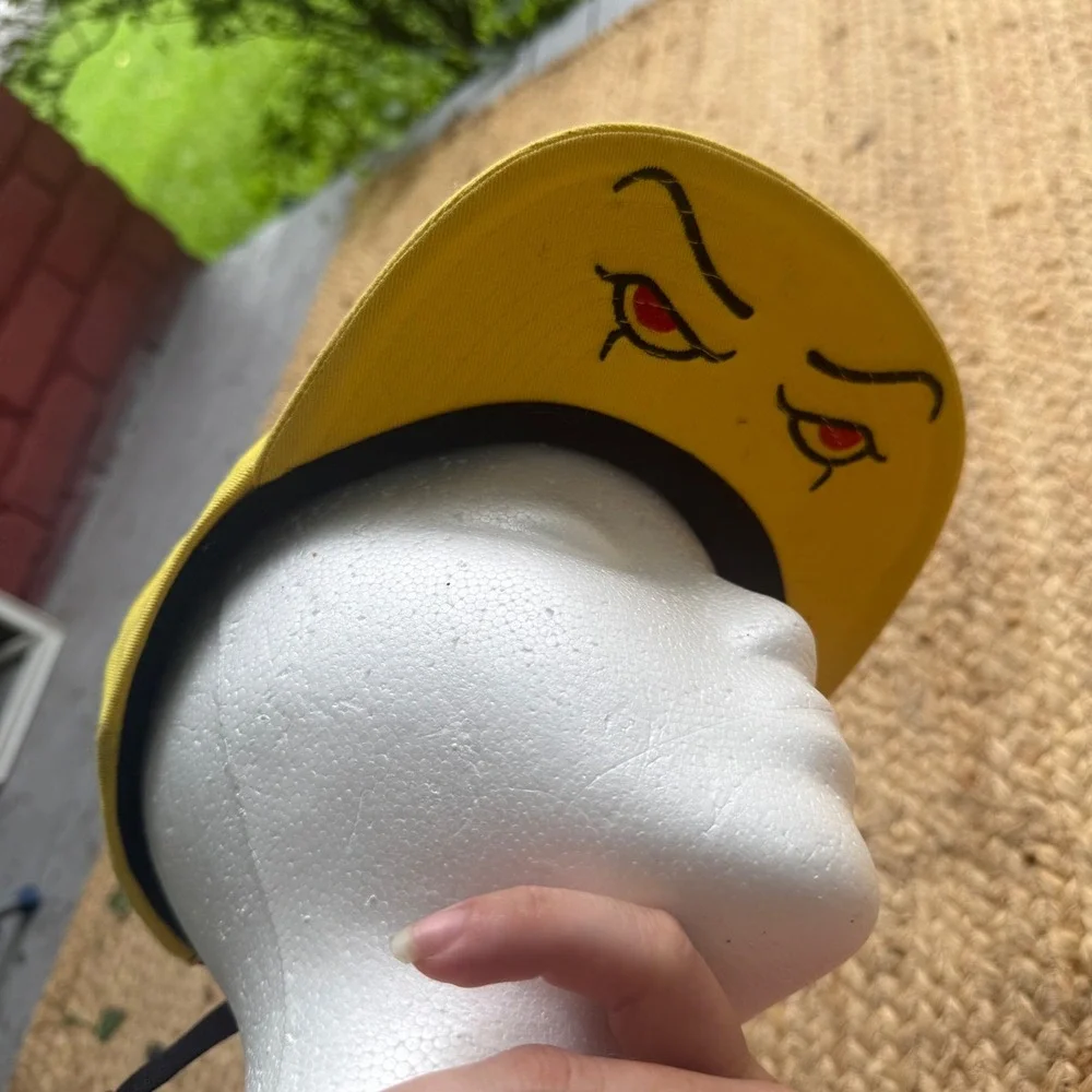 Vans x IT Stephen King Pennywise Red Balloon Yellow Strapback Hat Cap Halloween